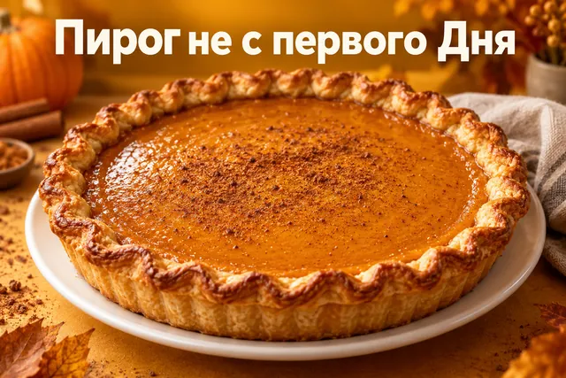 Почему американский тыквенный пирог не был на первом Дне благодарения