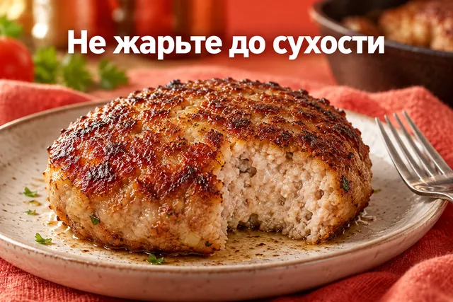 Почему котлеты пересыхают, когда вы гонитесь за корочкой (и что делать)