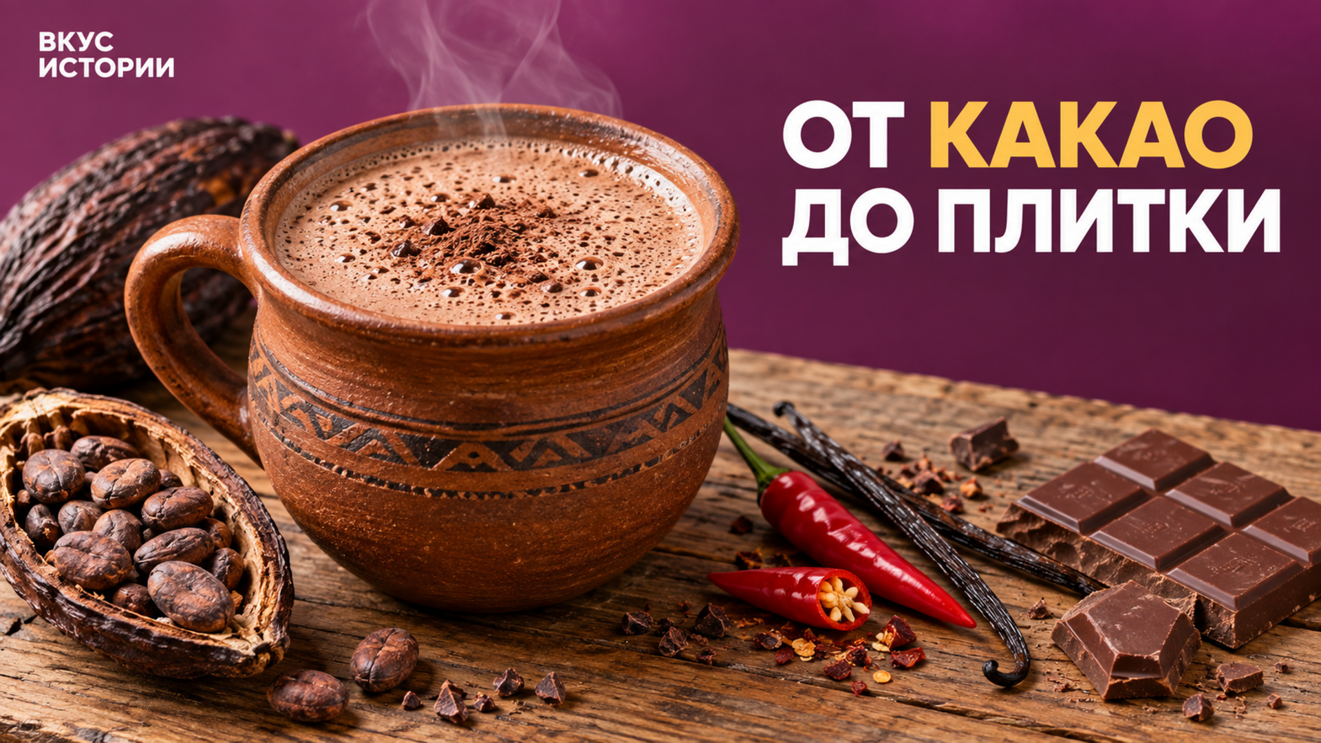 Почему шоколад веками пили горьким — и как он стал молочной плиткой