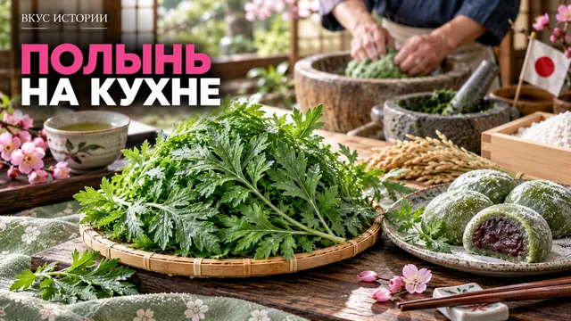 Оказалось, что полынь в японских десертах — не ошибка, а способ балансировать сладость
